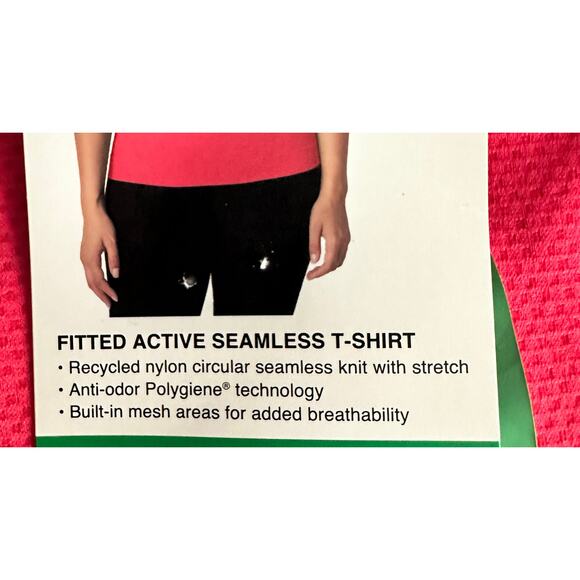 Mondetta Ladies Fitted Active Seamless T - NWT - XL - Vibrant Color - Picture 7 of 7